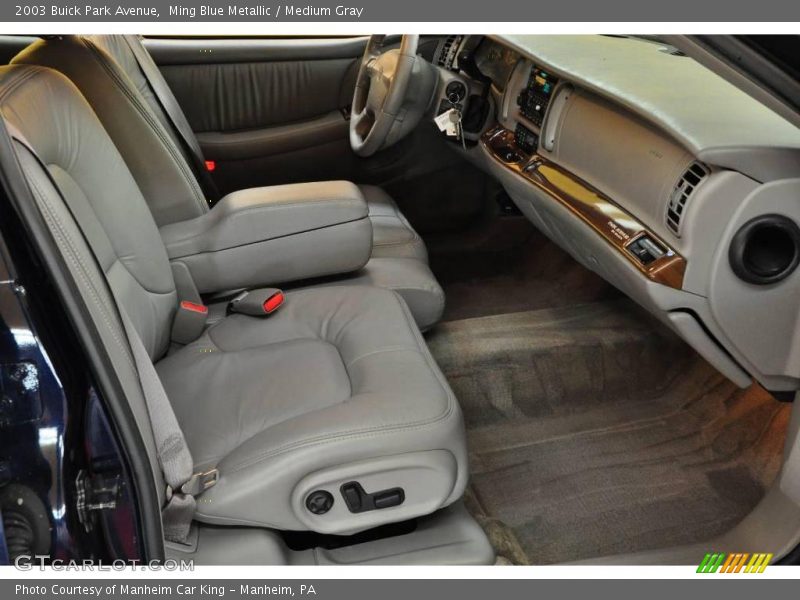 Ming Blue Metallic / Medium Gray 2003 Buick Park Avenue