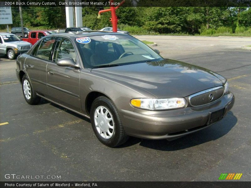 Dark Bronzemist Metallic / Taupe 2004 Buick Century Custom