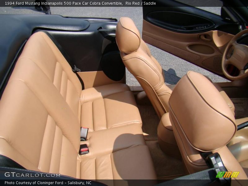 Rio Red / Saddle 1994 Ford Mustang Indianapolis 500 Pace Car Cobra Convertible
