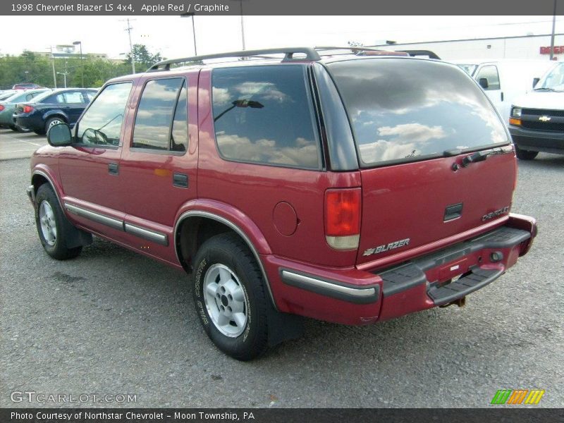 Apple Red / Graphite 1998 Chevrolet Blazer LS 4x4
