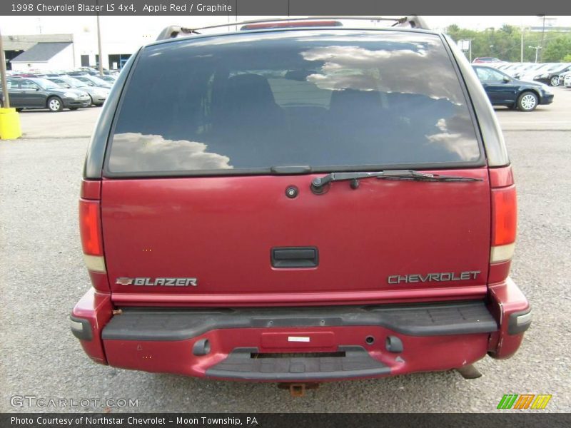 Apple Red / Graphite 1998 Chevrolet Blazer LS 4x4