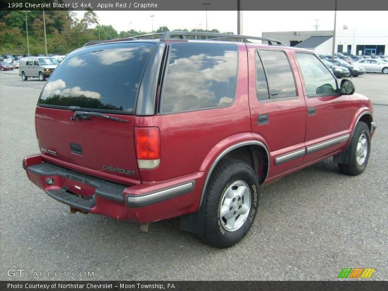 Apple Red / Graphite 1998 Chevrolet Blazer LS 4x4