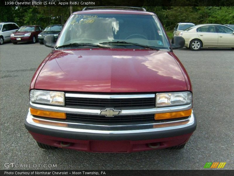 Apple Red / Graphite 1998 Chevrolet Blazer LS 4x4