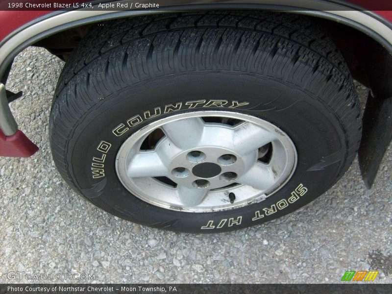 Apple Red / Graphite 1998 Chevrolet Blazer LS 4x4