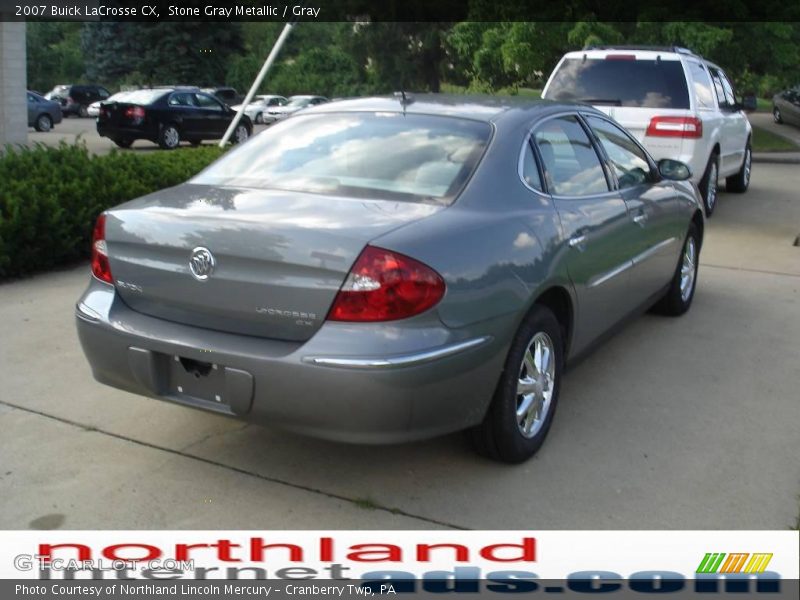 Stone Gray Metallic / Gray 2007 Buick LaCrosse CX