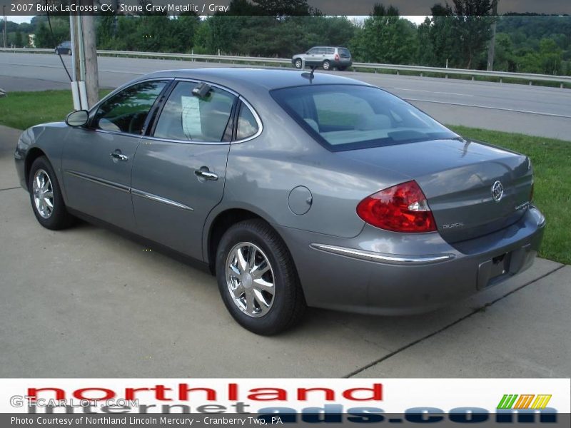 Stone Gray Metallic / Gray 2007 Buick LaCrosse CX