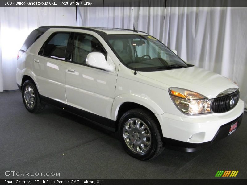 Frost White / Gray 2007 Buick Rendezvous CXL