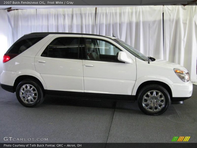 Frost White / Gray 2007 Buick Rendezvous CXL