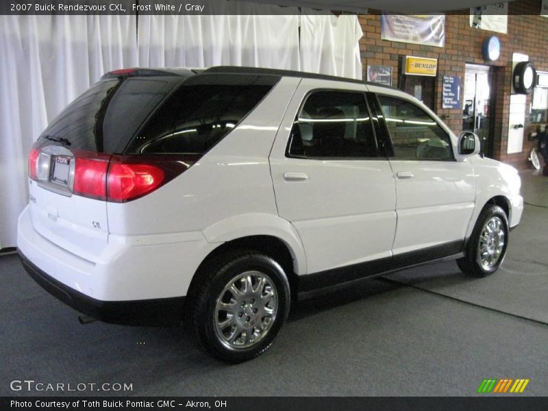 Frost White / Gray 2007 Buick Rendezvous CXL