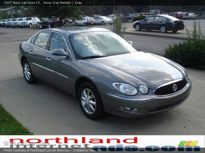 Stone Gray Metallic / Gray 2007 Buick LaCrosse CX