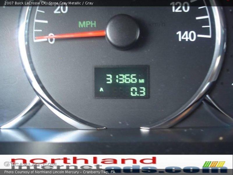 Stone Gray Metallic / Gray 2007 Buick LaCrosse CX