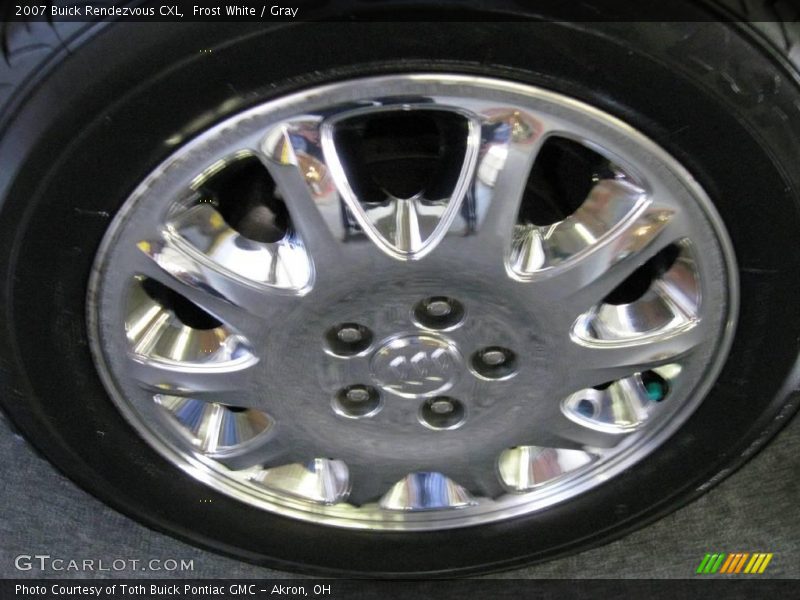 Frost White / Gray 2007 Buick Rendezvous CXL