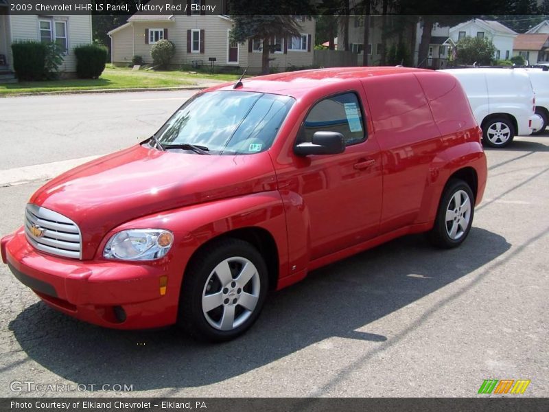Victory Red / Ebony 2009 Chevrolet HHR LS Panel