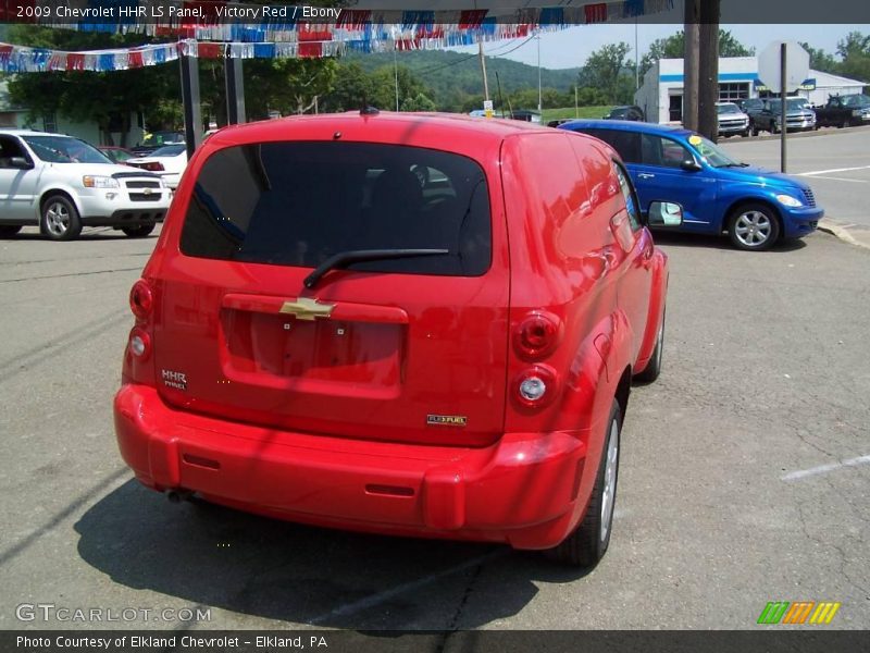 Victory Red / Ebony 2009 Chevrolet HHR LS Panel