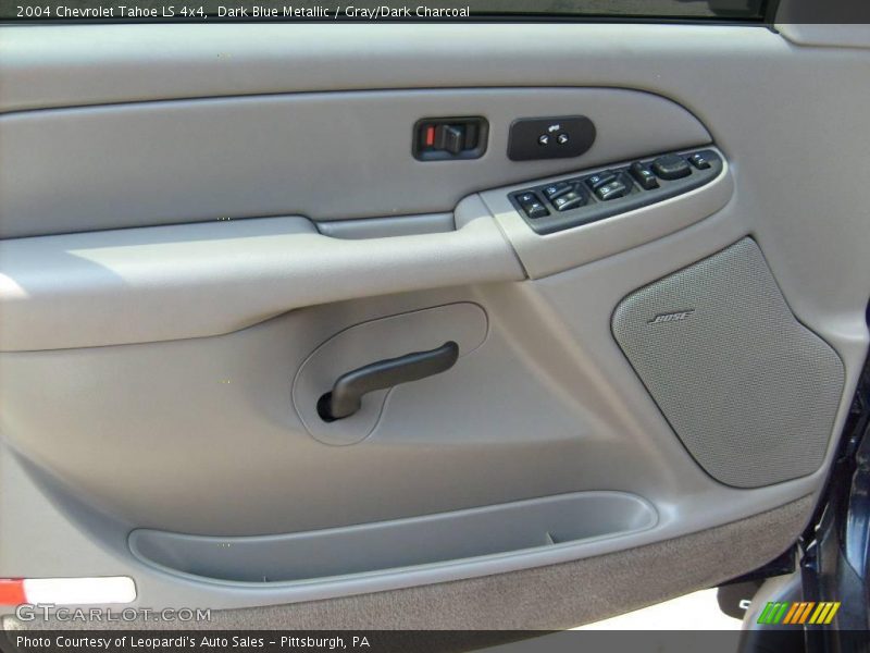 Dark Blue Metallic / Gray/Dark Charcoal 2004 Chevrolet Tahoe LS 4x4