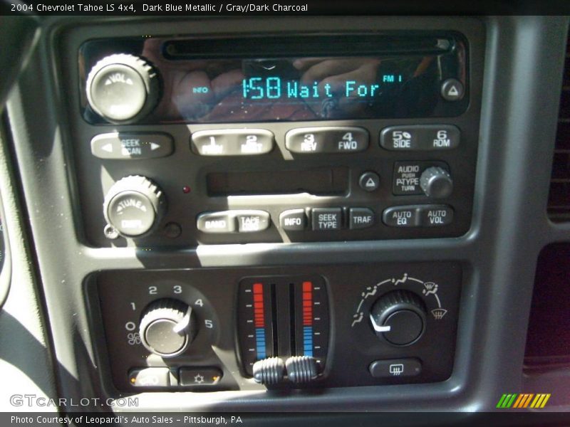 Dark Blue Metallic / Gray/Dark Charcoal 2004 Chevrolet Tahoe LS 4x4