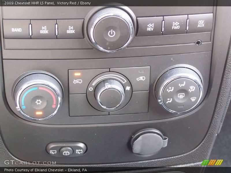 Victory Red / Ebony 2009 Chevrolet HHR LS Panel