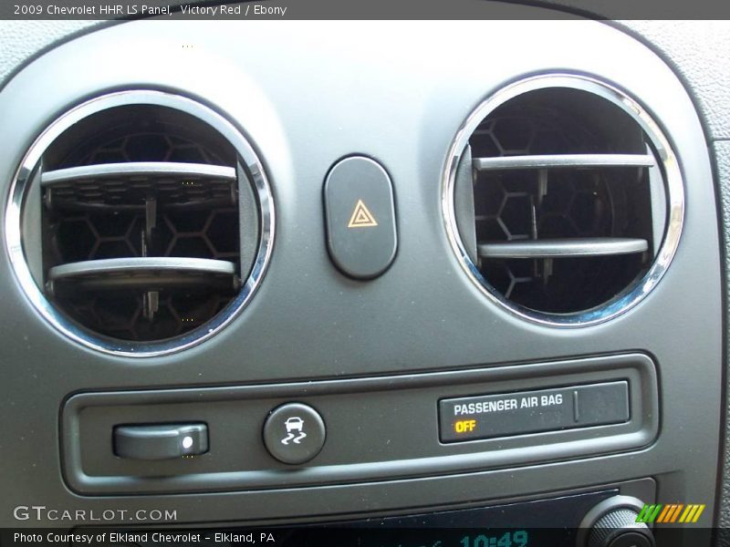 Victory Red / Ebony 2009 Chevrolet HHR LS Panel