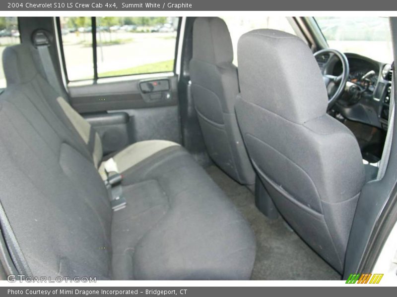 Summit White / Graphite 2004 Chevrolet S10 LS Crew Cab 4x4