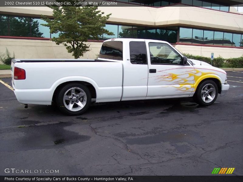 Summit White / Graphite 2002 Chevrolet S10 LS Extended Cab