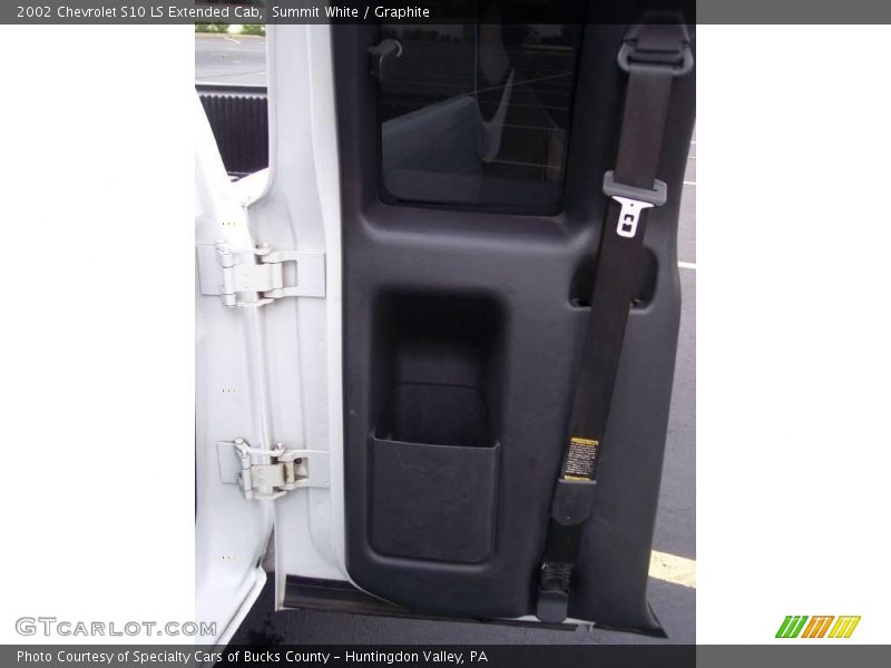 Summit White / Graphite 2002 Chevrolet S10 LS Extended Cab