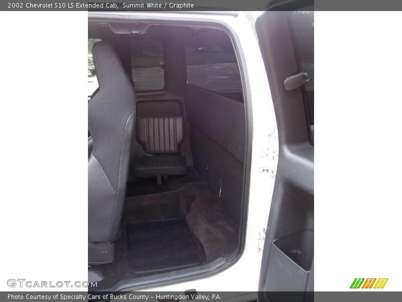 Summit White / Graphite 2002 Chevrolet S10 LS Extended Cab