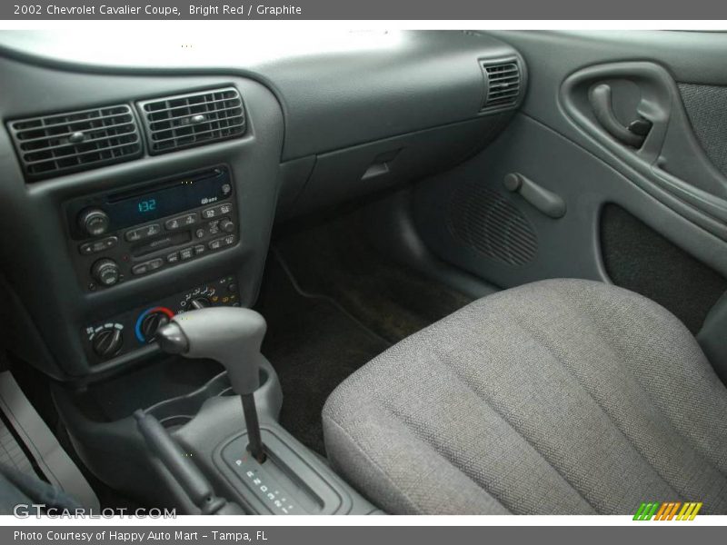 Bright Red / Graphite 2002 Chevrolet Cavalier Coupe