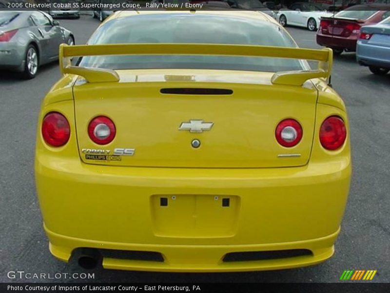 Rally Yellow / Ebony 2006 Chevrolet Cobalt SS Supercharged Coupe