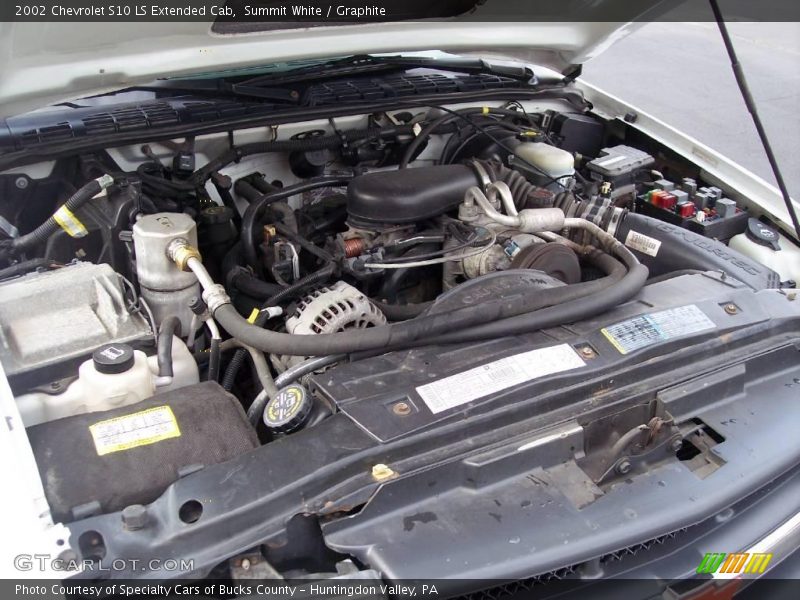 Summit White / Graphite 2002 Chevrolet S10 LS Extended Cab