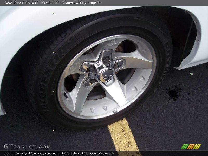 Summit White / Graphite 2002 Chevrolet S10 LS Extended Cab