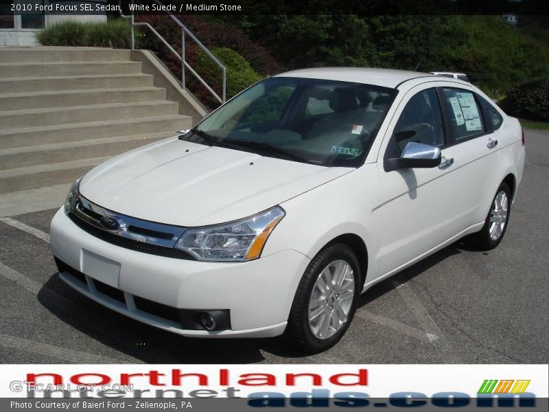 White Suede / Medium Stone 2010 Ford Focus SEL Sedan