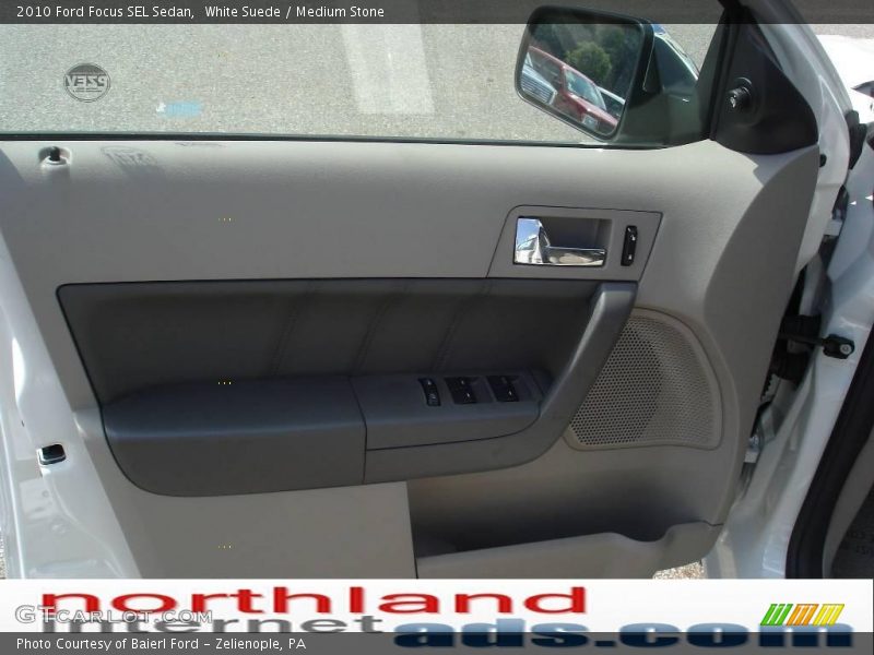 White Suede / Medium Stone 2010 Ford Focus SEL Sedan