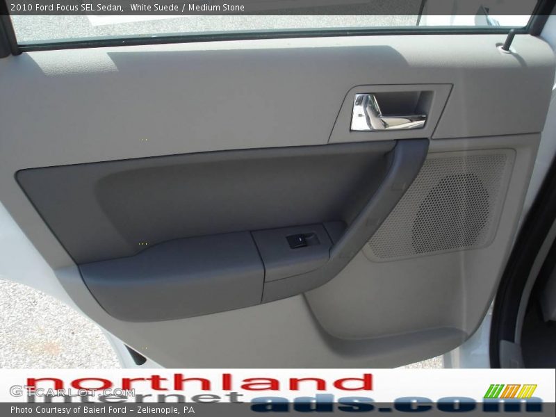 White Suede / Medium Stone 2010 Ford Focus SEL Sedan