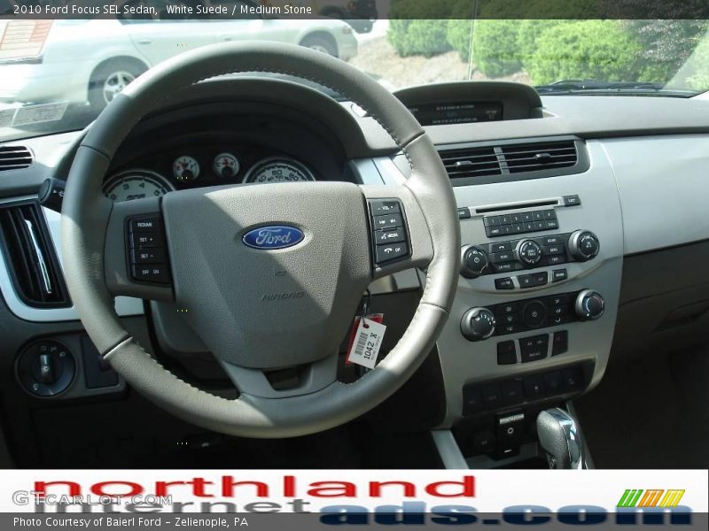 White Suede / Medium Stone 2010 Ford Focus SEL Sedan