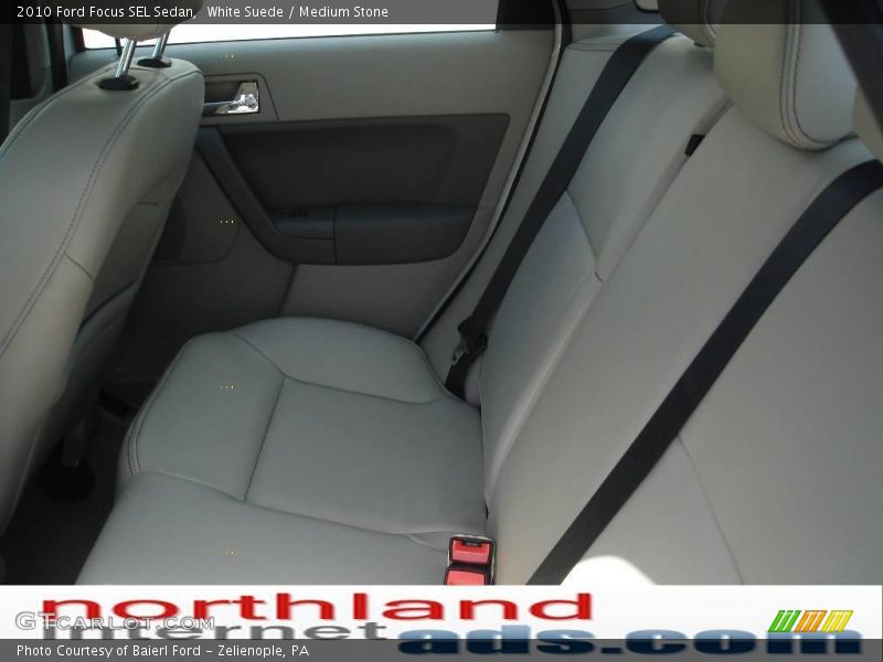 White Suede / Medium Stone 2010 Ford Focus SEL Sedan