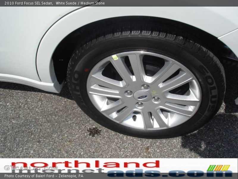 White Suede / Medium Stone 2010 Ford Focus SEL Sedan