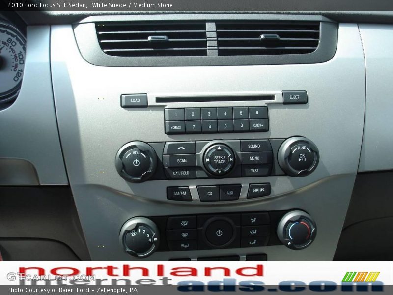 White Suede / Medium Stone 2010 Ford Focus SEL Sedan