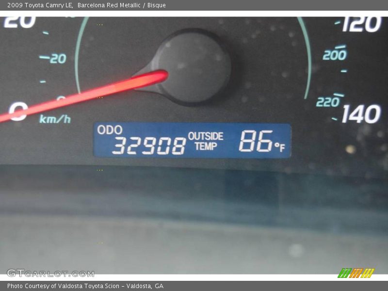 Barcelona Red Metallic / Bisque 2009 Toyota Camry LE