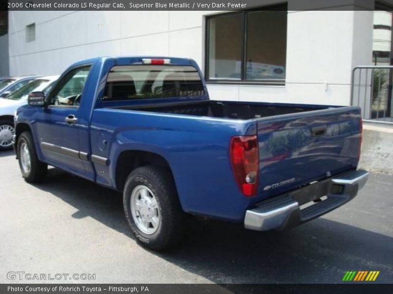 Superior Blue Metallic / Very Dark Pewter 2006 Chevrolet Colorado LS Regular Cab