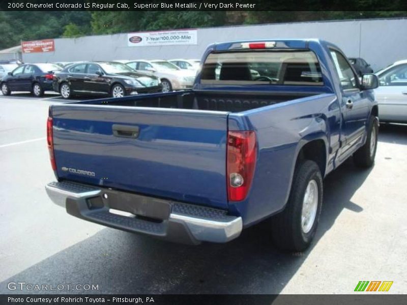 Superior Blue Metallic / Very Dark Pewter 2006 Chevrolet Colorado LS Regular Cab