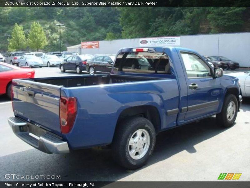 Superior Blue Metallic / Very Dark Pewter 2006 Chevrolet Colorado LS Regular Cab