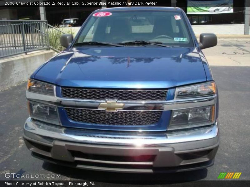 Superior Blue Metallic / Very Dark Pewter 2006 Chevrolet Colorado LS Regular Cab