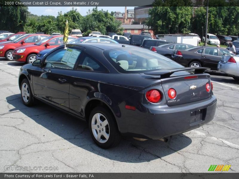 Slate Metallic / Gray 2008 Chevrolet Cobalt LS Coupe