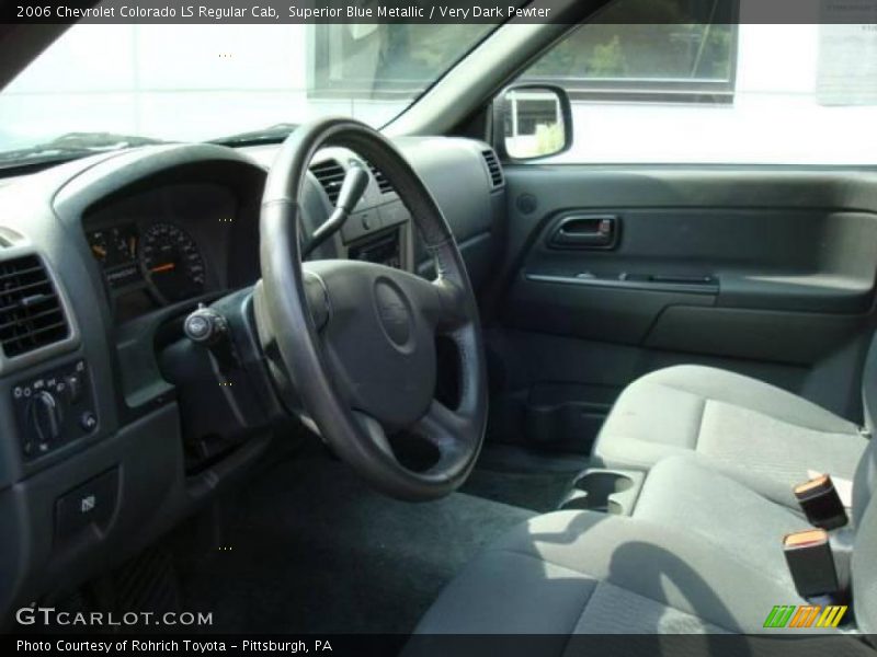 Superior Blue Metallic / Very Dark Pewter 2006 Chevrolet Colorado LS Regular Cab