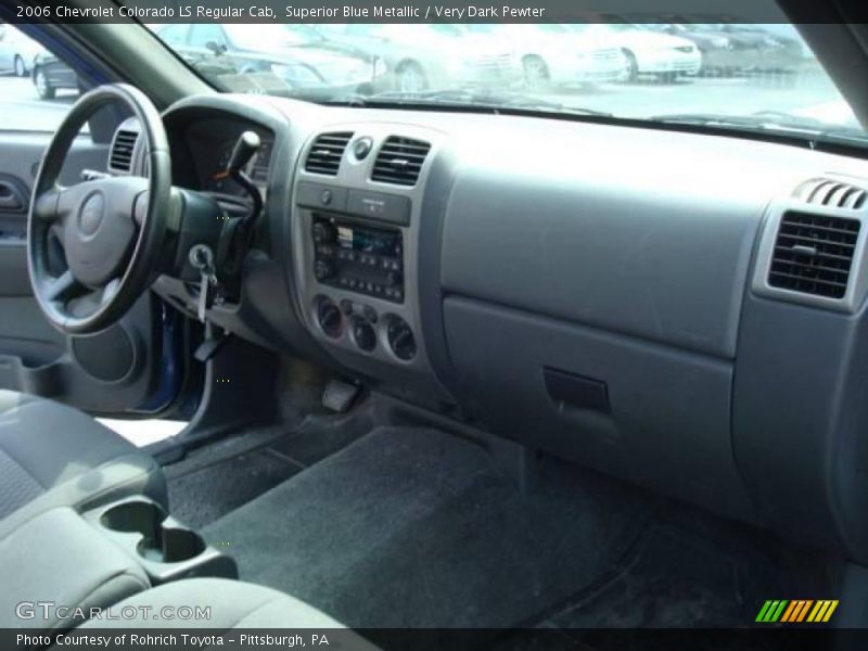 Superior Blue Metallic / Very Dark Pewter 2006 Chevrolet Colorado LS Regular Cab