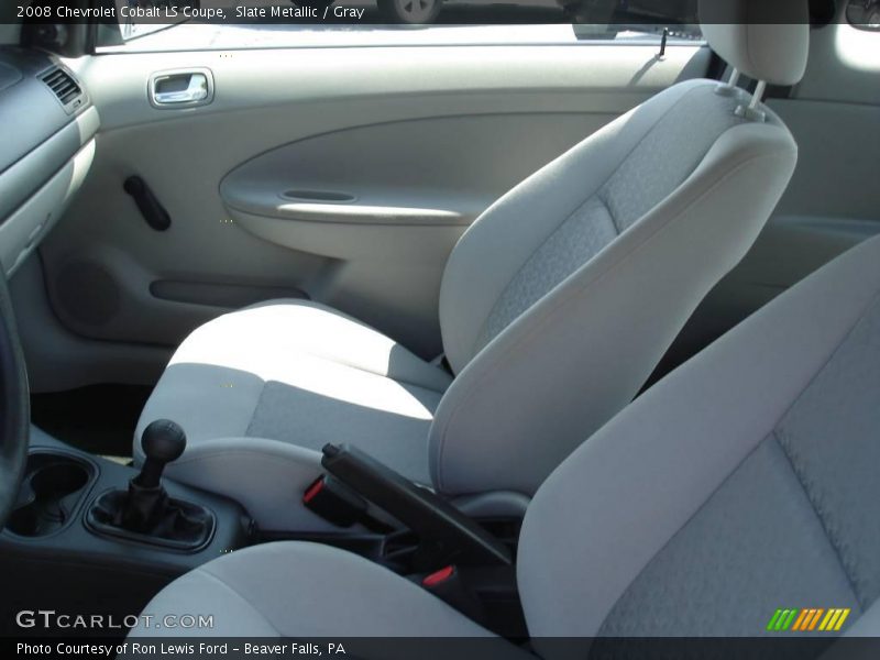 Slate Metallic / Gray 2008 Chevrolet Cobalt LS Coupe