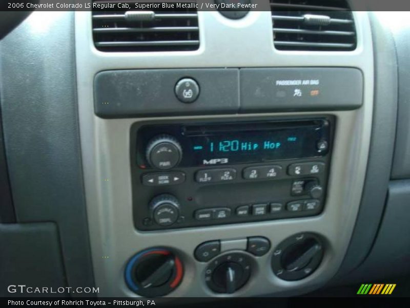 Superior Blue Metallic / Very Dark Pewter 2006 Chevrolet Colorado LS Regular Cab