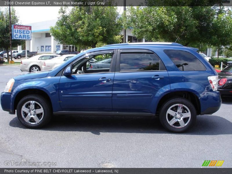Navy Blue Metallic / Light Gray 2008 Chevrolet Equinox LT