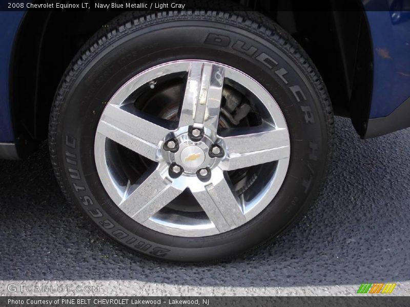 Navy Blue Metallic / Light Gray 2008 Chevrolet Equinox LT
