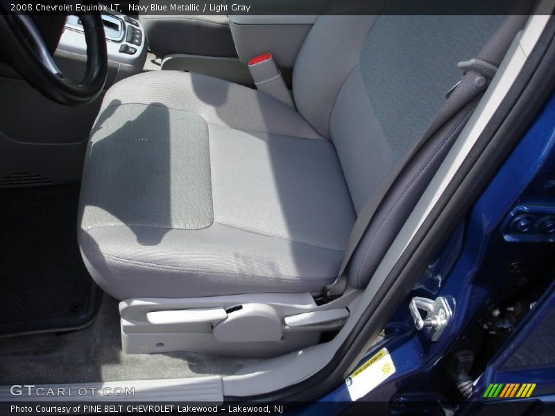 Navy Blue Metallic / Light Gray 2008 Chevrolet Equinox LT
